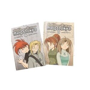 Megatokyo Vol. 1 & Vol. 2 Fred Gallagher‎ & Rodney Caston Manga English Preowned